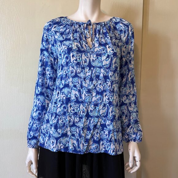Lilly Pulitzer Willa Shirt XS - Picture 1 of 4